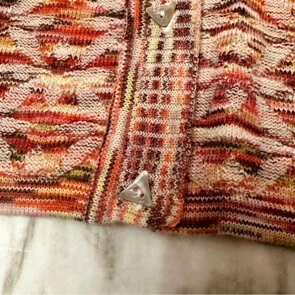 Vtg Camela Pink Wool Blend Button Down Cardigan Sz 36 English Countryside Granny - Picture 8 of 12